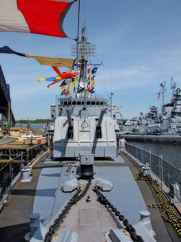 5 Inch Gun on USS Joseph P. Kennedy, Jr.