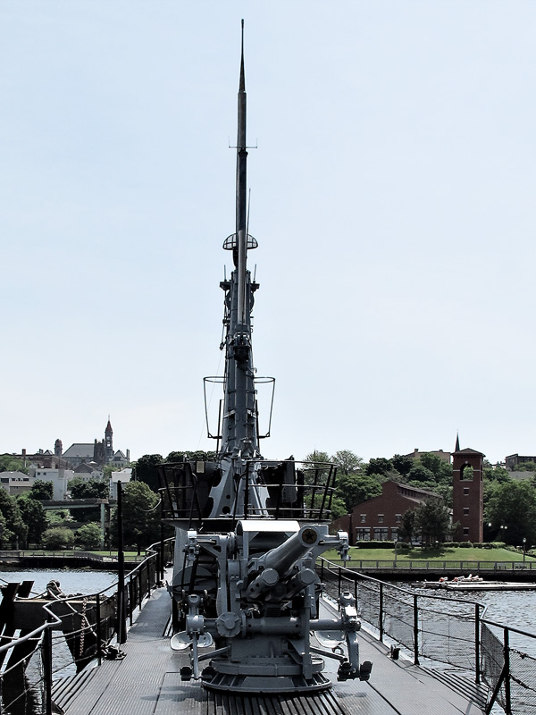 5 Inch 25 Cal. Deck Gun on USS Lionfish