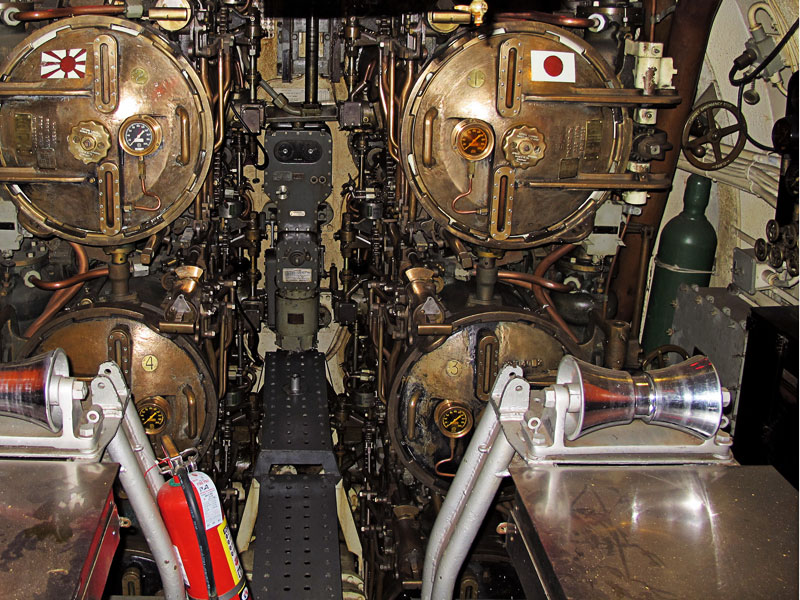 Torpedo Room on USS Lionfish