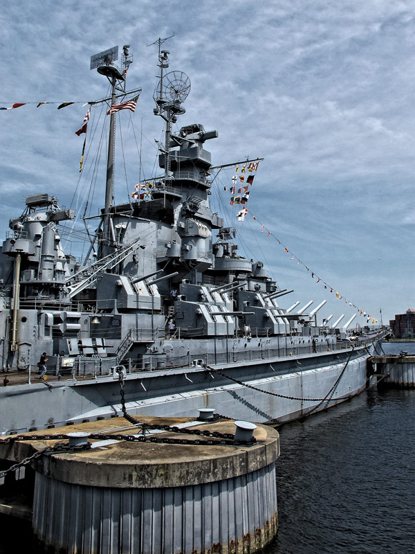 5 Inch Guns on USS Massachusetts