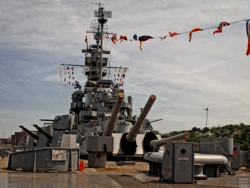 16 Inch Guns on USS Massachusetts