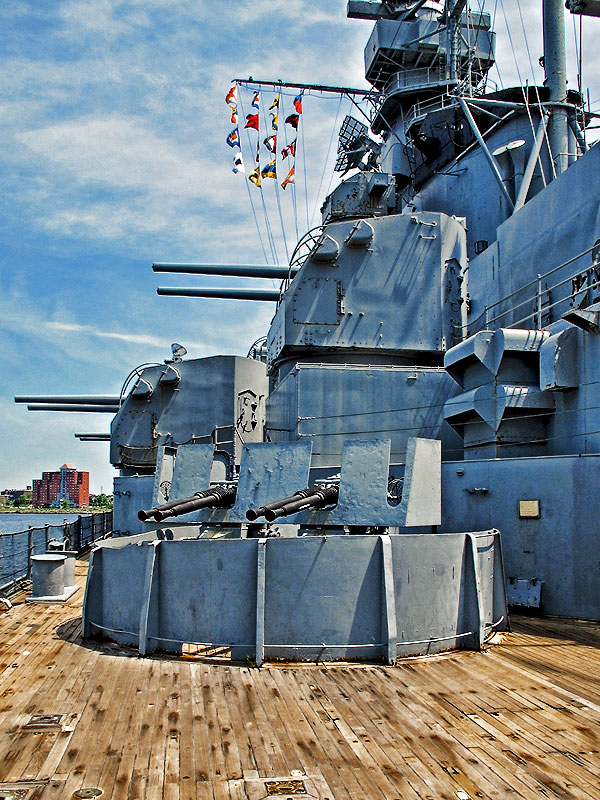 5 Inch Guns on USS Massachusetts