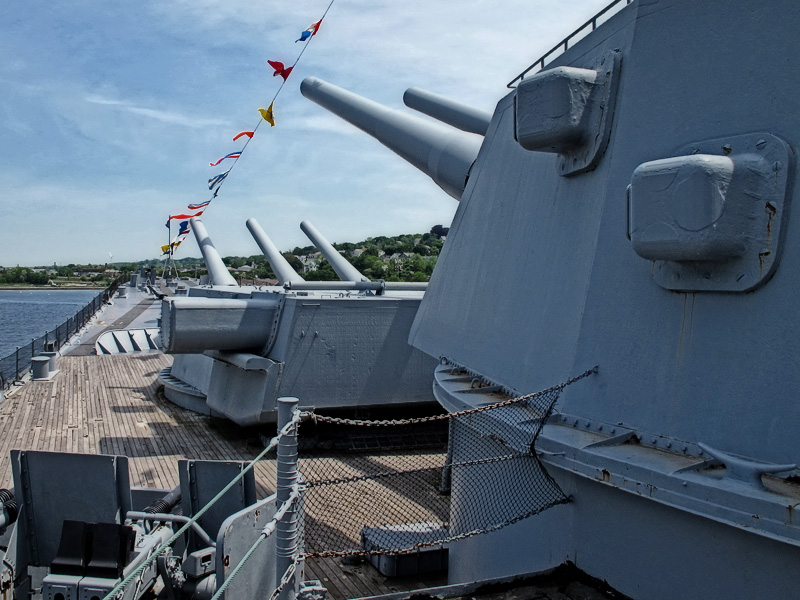 16 Inch Guns on USS Massachusetts