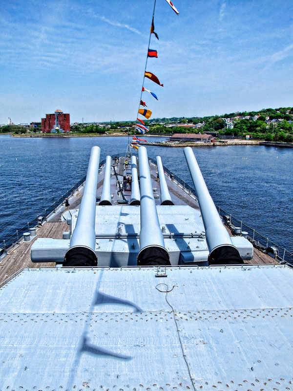 16 Inch Guns on USS Massachusetts