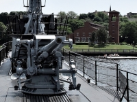 5 Inch 25 Cal. Deck Gun on USS Lionfish