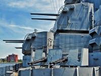 5 Inch Guns on USS Massachusetts