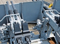Bofors 40mm Gun on USS Massachusetts