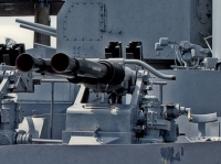 Bofors 40mm Gun on USS Massachusetts