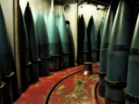 16 Inch Shell Armor Piercing Shells on USS Massachusetts