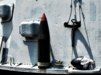 16 Inch Shell Armor Piercing Shell on USS Massachusetts
