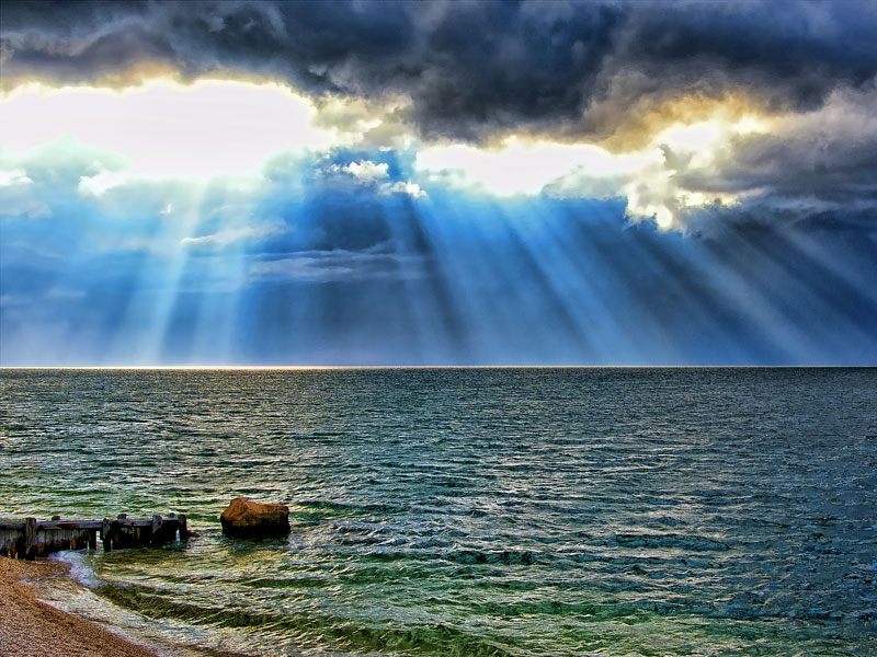 The Sun Breaking Over Orient Point